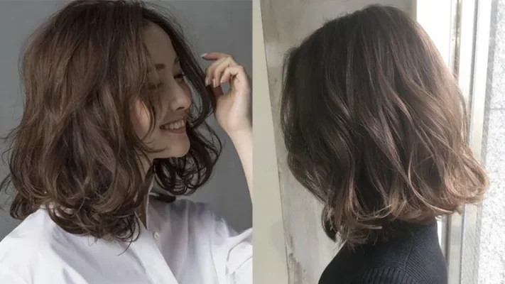Mái tóc ngắn xoăn lơi tạo vẻ bồng bềnh tự nhiên cho phái đẹp