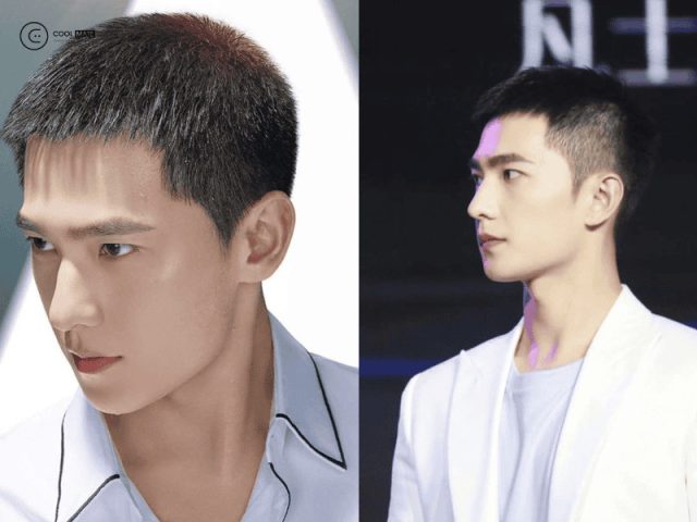 Mẫu kiểu tóc 5 phân đơn giản, gãy gọn, tôn lên vẻ nam tính cho phái mạnh