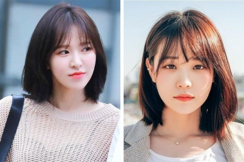 Mẫu kiểu tóc ngắn layer đẹp tôn vinh vẻ hài hòa của gương mặt trái xoan, kết hợp nhuộm màu trendy