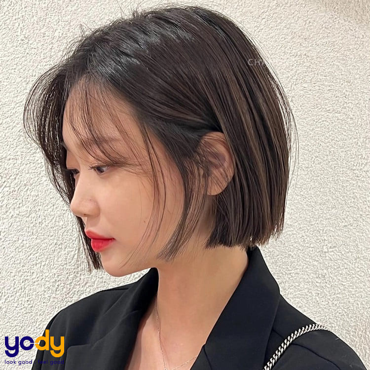 Mẫu tóc bob ngắn cá tính, một lựa chọn tóc đẹp cho mặt trái xoan