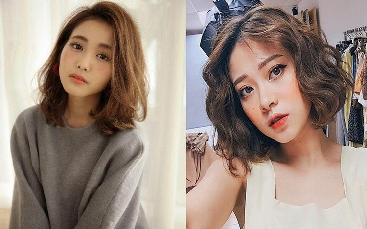 Mẫu tóc bob xoăn ngắn lọn to