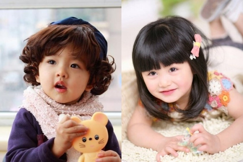 Mẫu tóc búp bê cho bé gái 2 tuổi