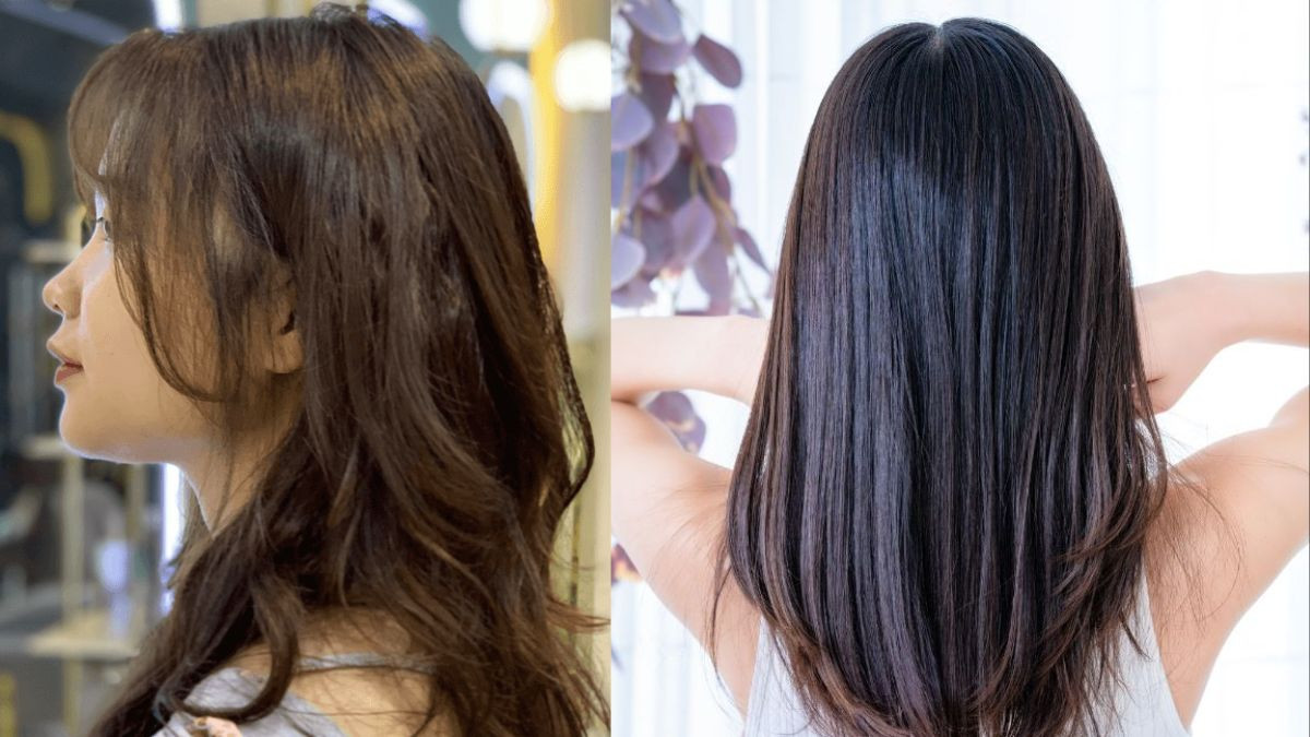 Mẫu tóc layer nữ dài ngang lưng thanh lịch dịu dàng