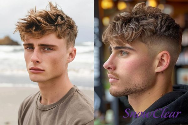 Mẫu tóc nam Short Messy Quiff gọn gàng cho phong cách năng động