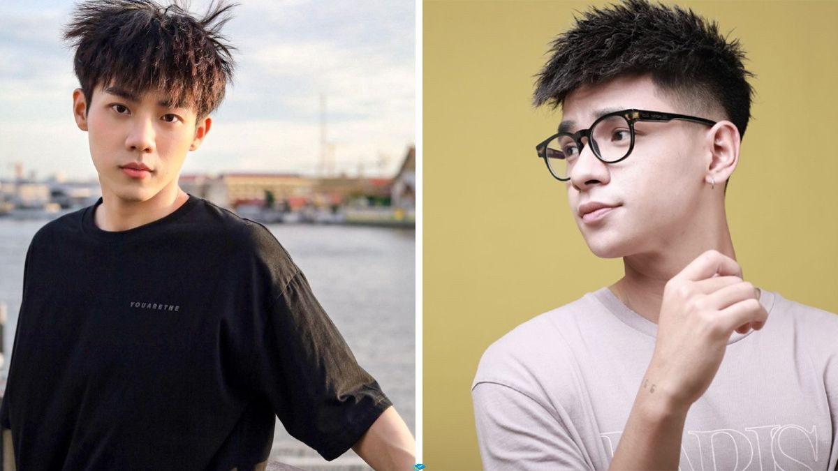 Mẫu tóc ngắn uốn xoăn nam con sâu độc đáo