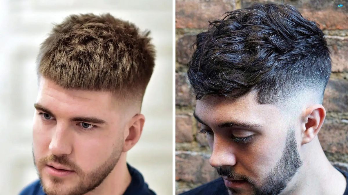 Mẫu tóc ngắn uốn xoăn nam trẻ trung năng động