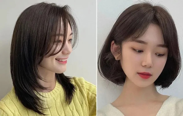 Mẫu tóc ngắn xoăn lơi uốn cụp phong cách