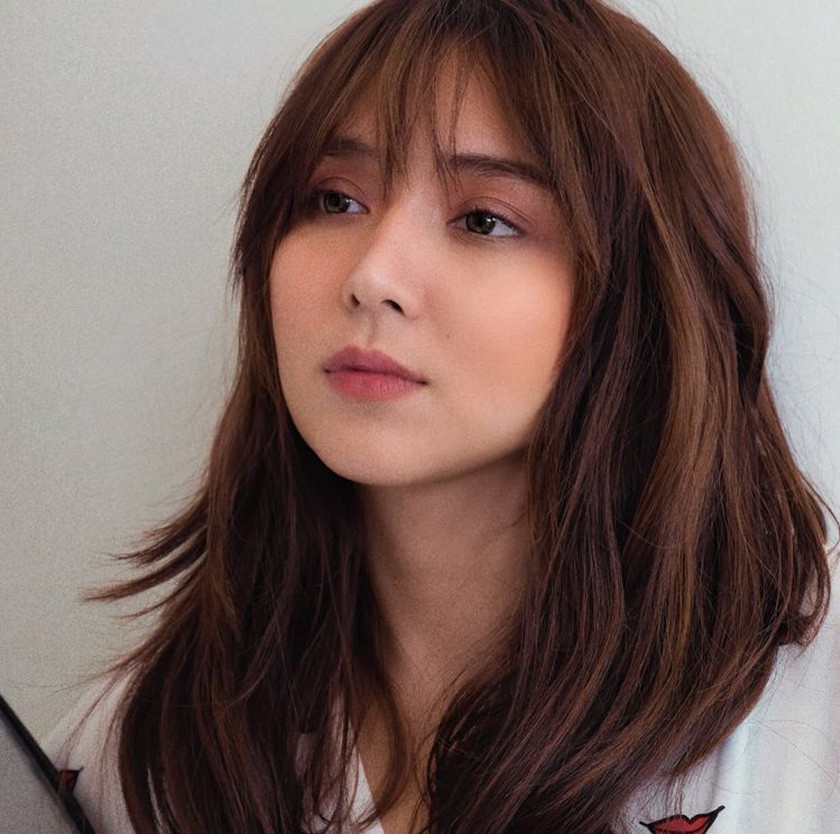 Màu tóc nhuộm hạt dẻ cho tóc ngắn tự nhiên