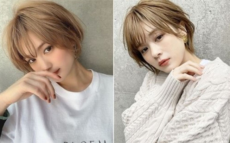 Mẫu tóc pixie cut cho mặt kim cương