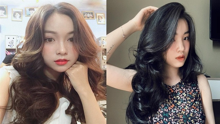 Mẫu tóc xoăn lọn to bồng bềnh