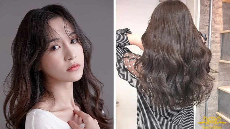 Mẫu tóc xoăn sóng nước tự nhiên, dễ chăm sóc tại nhà