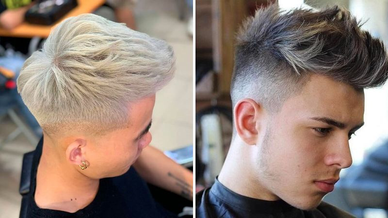 Mohican dài vuốt mái layer