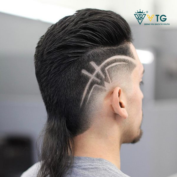 Mohican gáy nhọn kết hợp kiểu đuôi ngựa độc đáo và nổi bật