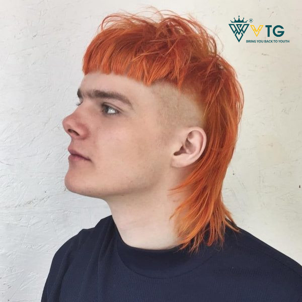 Mohican gáy nhọn nhuộm màu phá cách và sành điệu