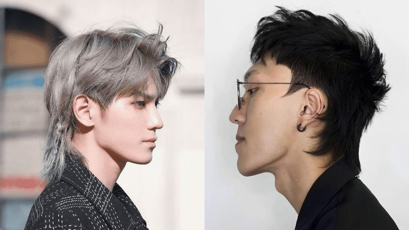 Mullet phối màu là một kiểu tóc rất cá tính