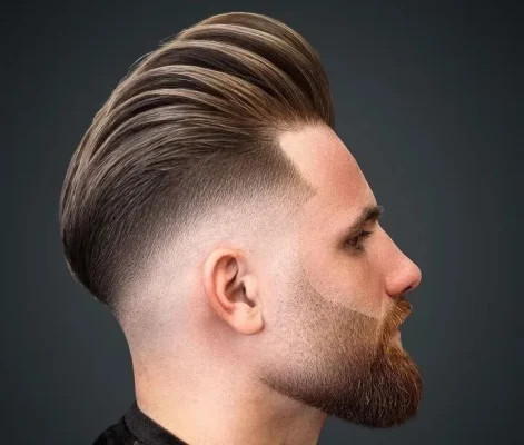 Nam giới với kiểu tóc Pompadour ngắn gọn gàng