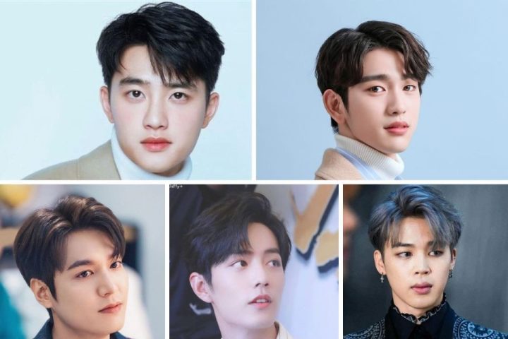 Nam giới với kiểu tóc two block ngắn uốn nhẹ nhàng, phù hợp gương mặt