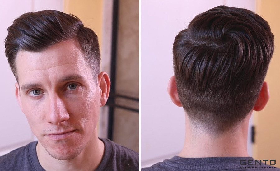 Người đàn ông lịch lãm với kiểu tóc Undercut Side Part mái chéo, tôn lên vẻ ngoài tinh tế và chuyên nghiệp
