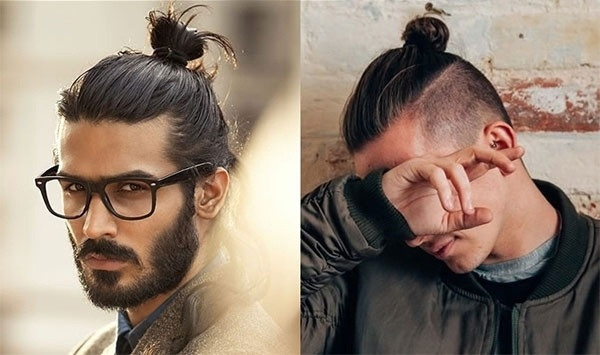Người đàn ông với tóc dài hớt chải ngược phong trần
