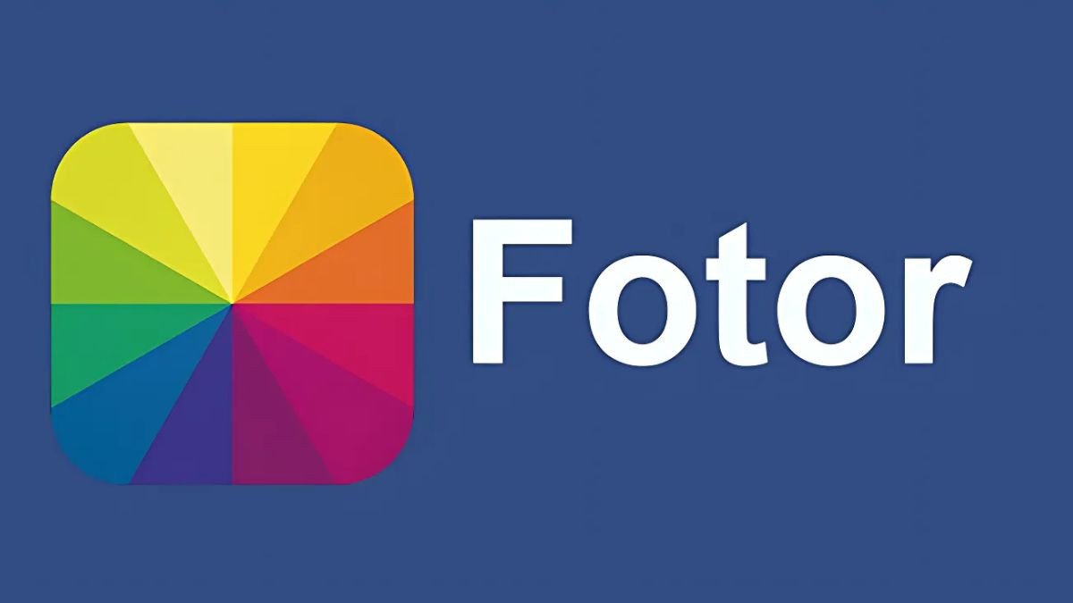 Người dùng đang thao tác trên ứng dụng Fotor để quét khuôn mặt và thử kiểu tóc mới với nhiều lựa chọn màu sắc.