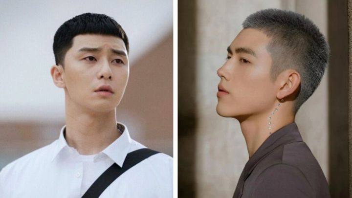 Người mẫu nam với kiểu tóc buzzcut hợp với khuôn mặt góc cạnh