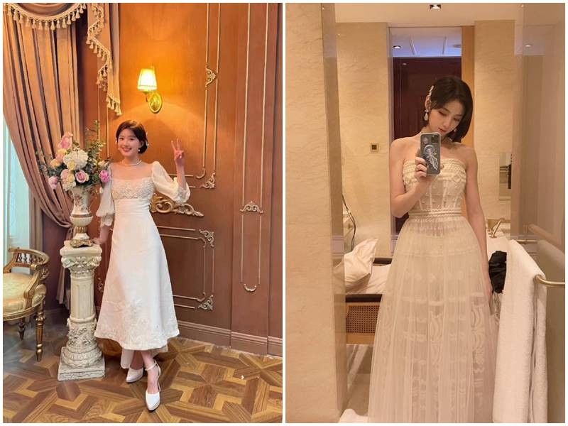 Phối đồ với kiểu tóc ngắn đẹp: cô gái mặc đầm dự tiệc, toát lên vẻ sang chảnh và quyến rũ