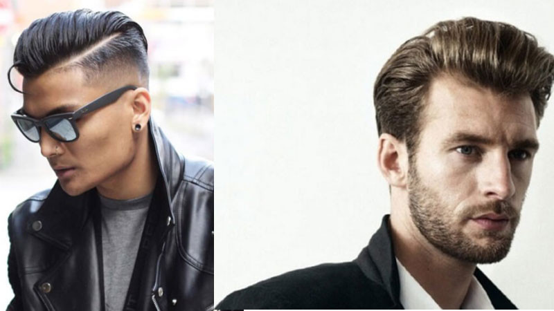 Phong cách kiểu tóc undercut Quiff mạnh mẽ, phần mái được vuốt ngược ấn tượng.