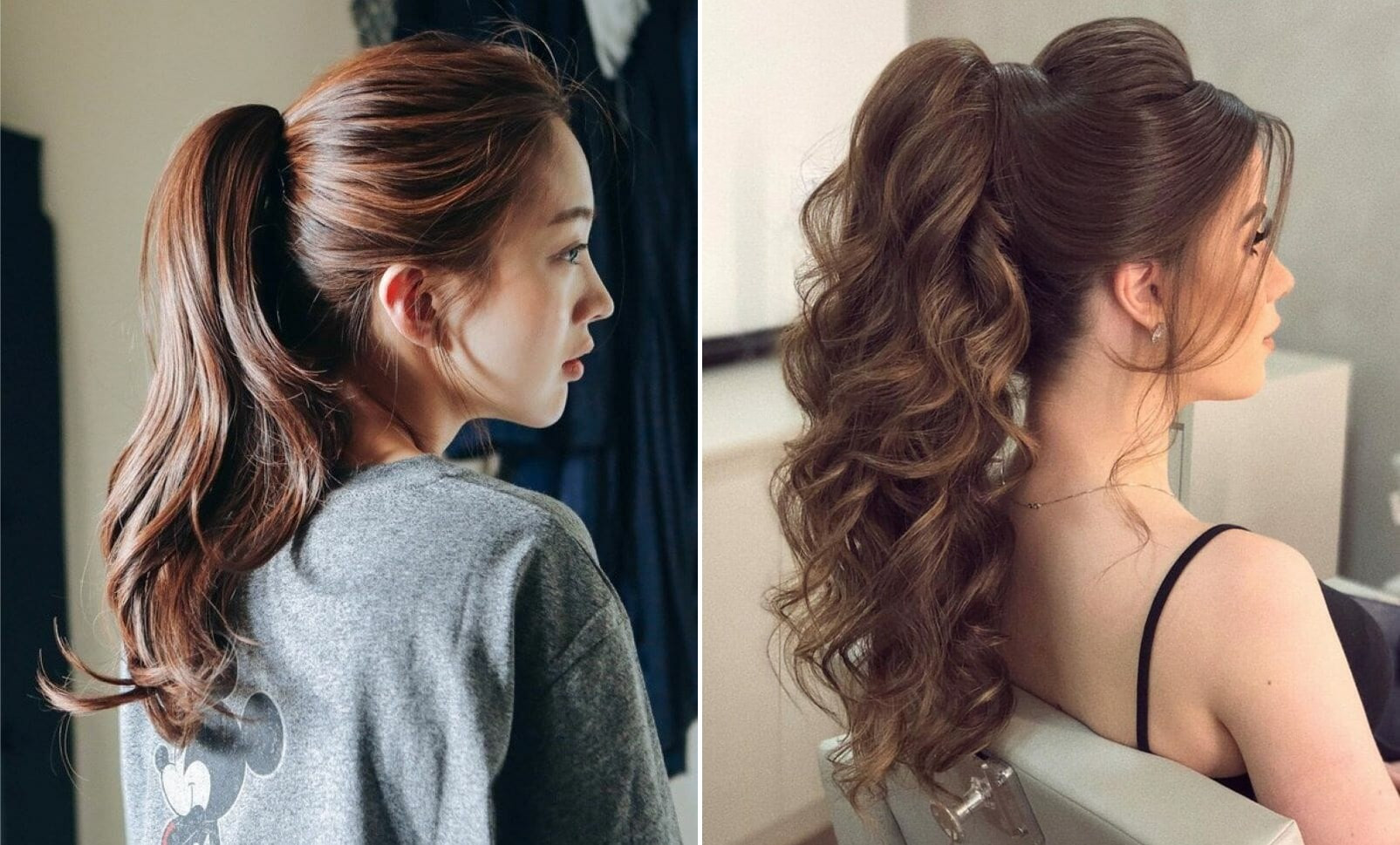 Phong cách thoải mái với tóc đuôi ngựa