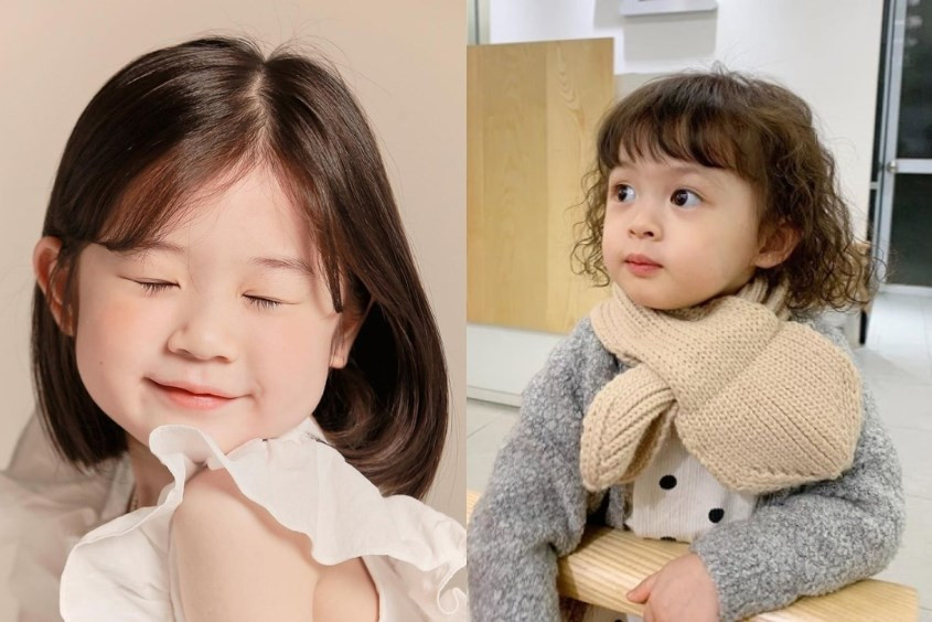 Phong cách tóc ngắn tự nhiên phù hợp bé gái 2 tuổi