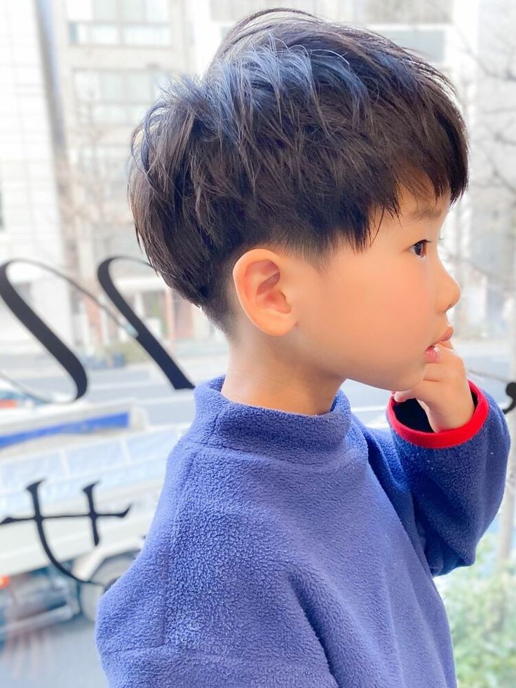 phong cách Undercut thời thượng cho bé trai