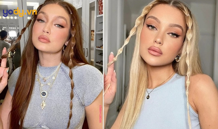 Sử dụng dầu dưỡng cho tóc tết