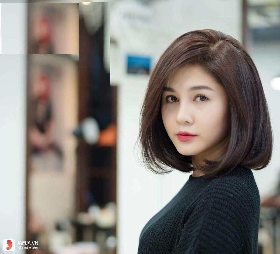 Tạo kiểu tóc đi chơi sành điệu cho tóc ngắn uốn phồng cúp nhẹ