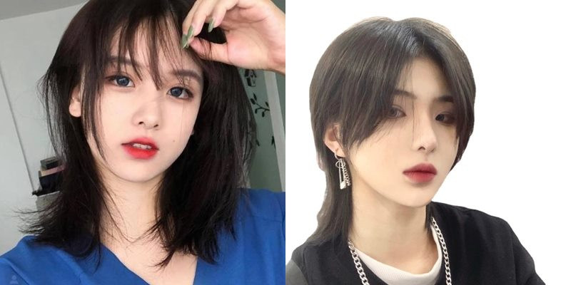 Tạo kiểu tóc wolf cut mullet thẳng mượt đơn giản