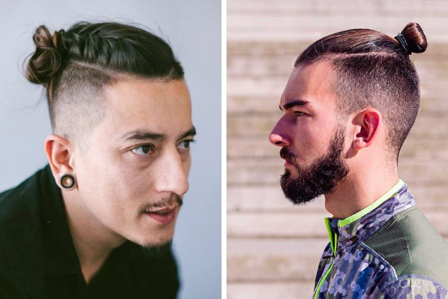 Tạo kiểu Top Knot ngắn mát cho nam