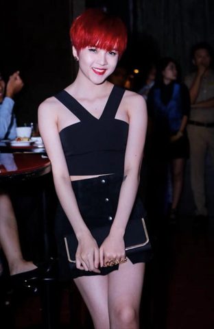 Thiều Bảo Trâm với mái tóc ngắn cá tính năm 2013, hình ảnh biểu tượng của thiều bảo trâm tóc ngắn