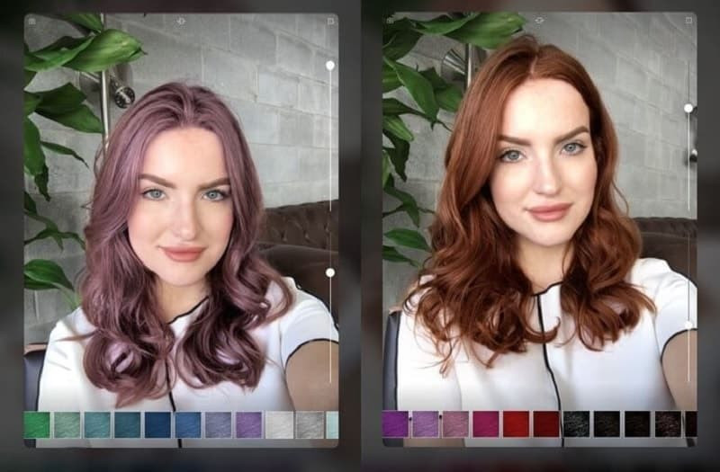 Thử màu tóc với Hair Color
