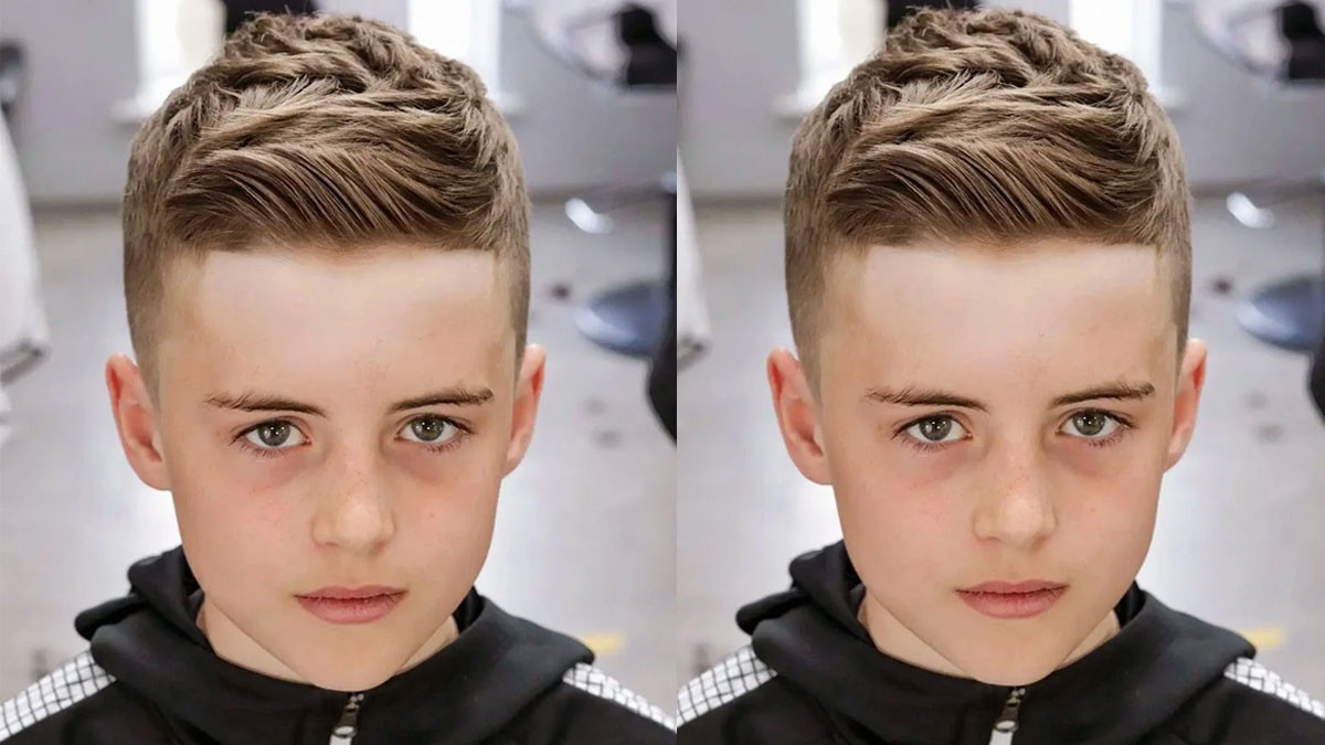 Tóc Armani ngắn gọn gàng, mang lại sự tiện lợi và thanh lịch