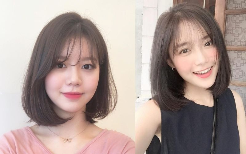 Tóc bấm đẹp cho nữ uốn cụp