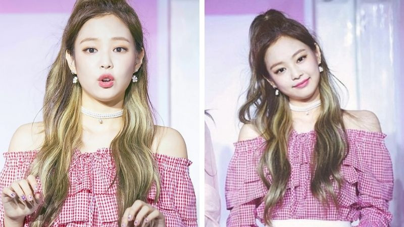 Tóc buộc nửa đầu cao, uốn sóng dài kết hợp nhuộm Ombre ở đuôi, tạo vẻ độc đáo và cá tính, là một trong những kiểu tóc buộc nửa đầu đẹp