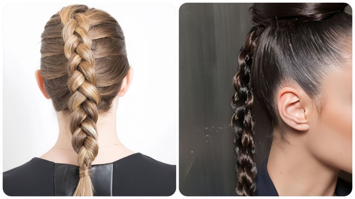 Tóc buộc vặn thừng khá mới mẻ và cá tính