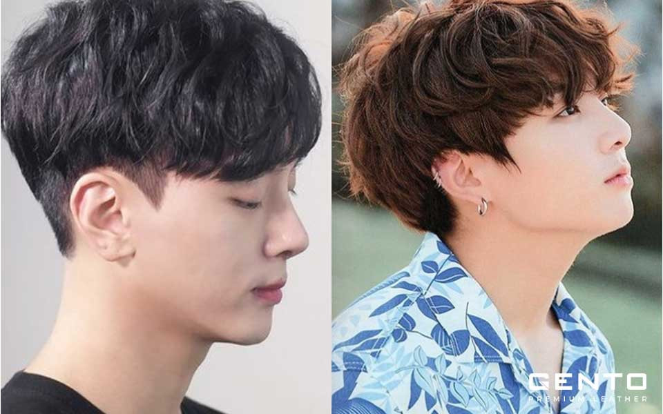 Tóc cắt moi (shaggy) cho nam mặt tròn