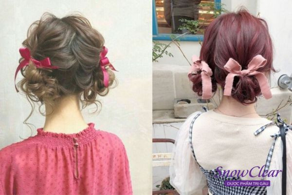 Tóc công chúa búi hai bên, phù hợp với phong cách trẻ trung, năng động và đáng yêu