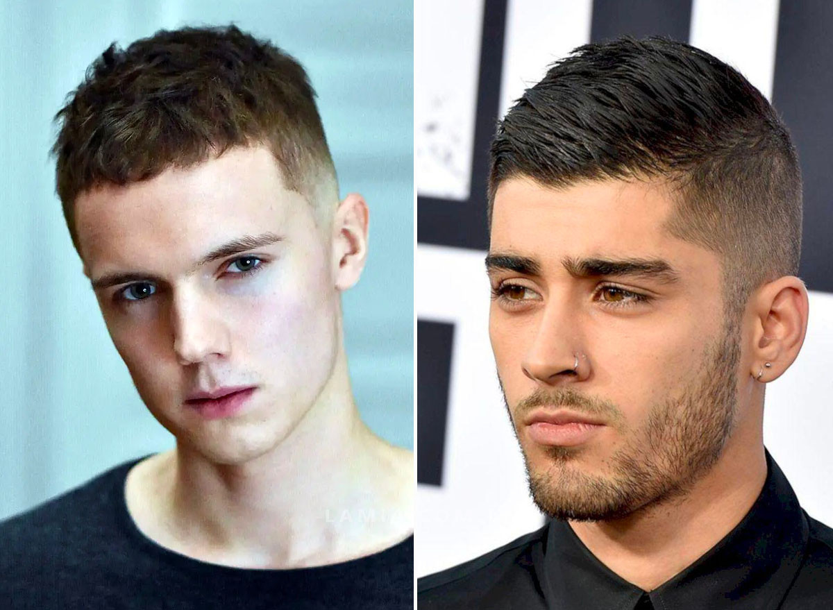 Tóc Crew Cut gọn gàng, năng động là lựa chọn tuyệt vời cho nam giới mặt dài.