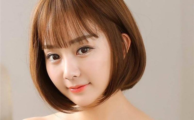 Tóc cụp chữ C ngang vai