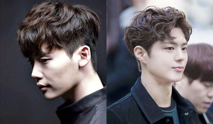 Tóc curly perm uốn xoăn nhẹ