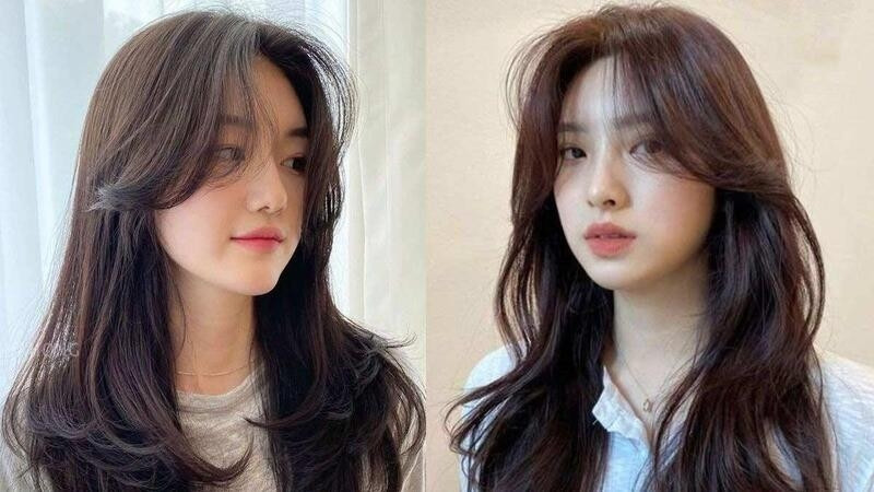 Tóc dài thẳng mái bay thanh lịch, phong cách Hàn Quốc cho phái nữ