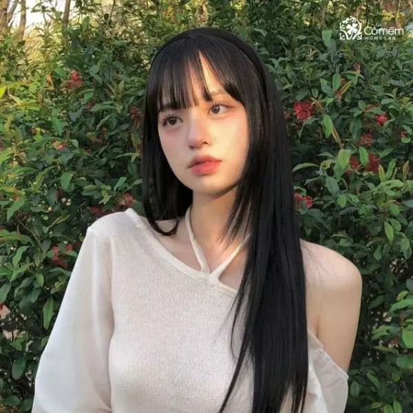 Tóc dài thẳng nữ trẻ trung, cá tính