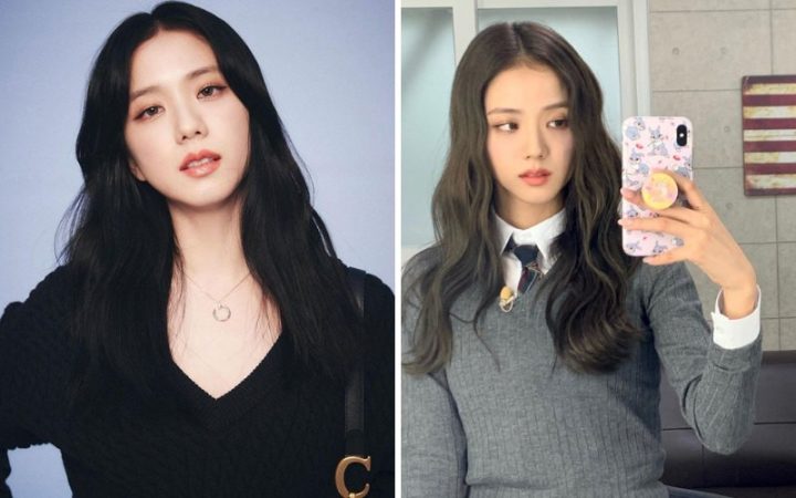 Tóc dài xoăn sóng nước quyến rũ của Jisoo