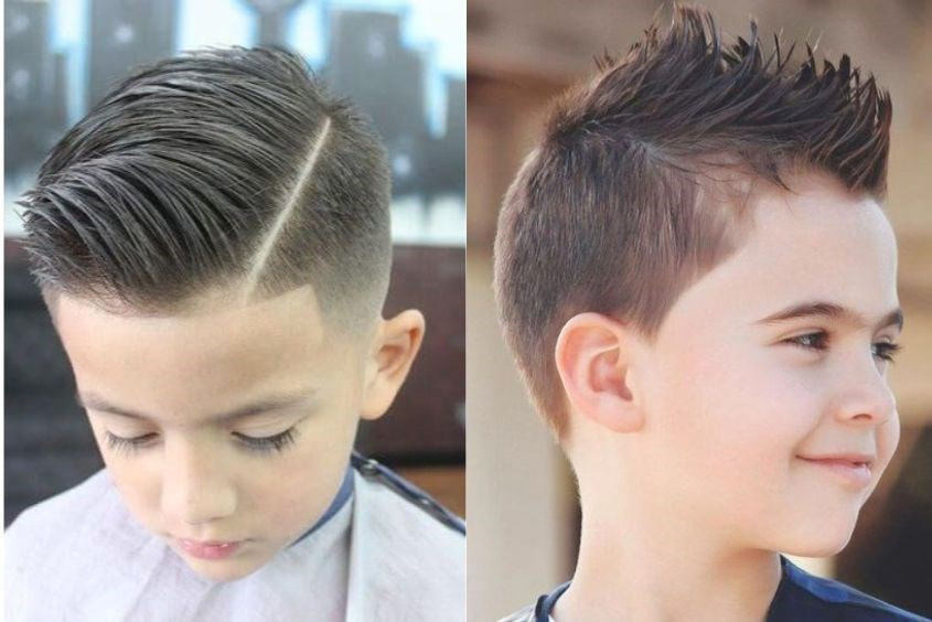 Tóc faux hawk sành điệu cho bé trai 5 tuổi