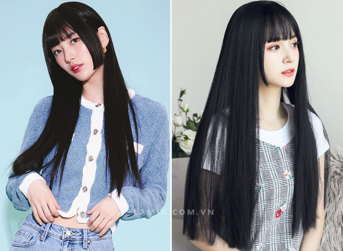 Tóc Hime độc đáo cho nữ mặt dài, mang lại nét ấn tượng